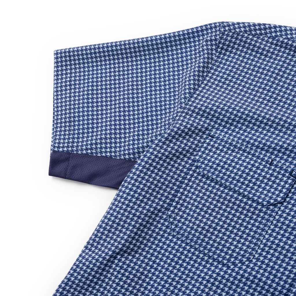 The Rio - Houndstooth Navy: XL