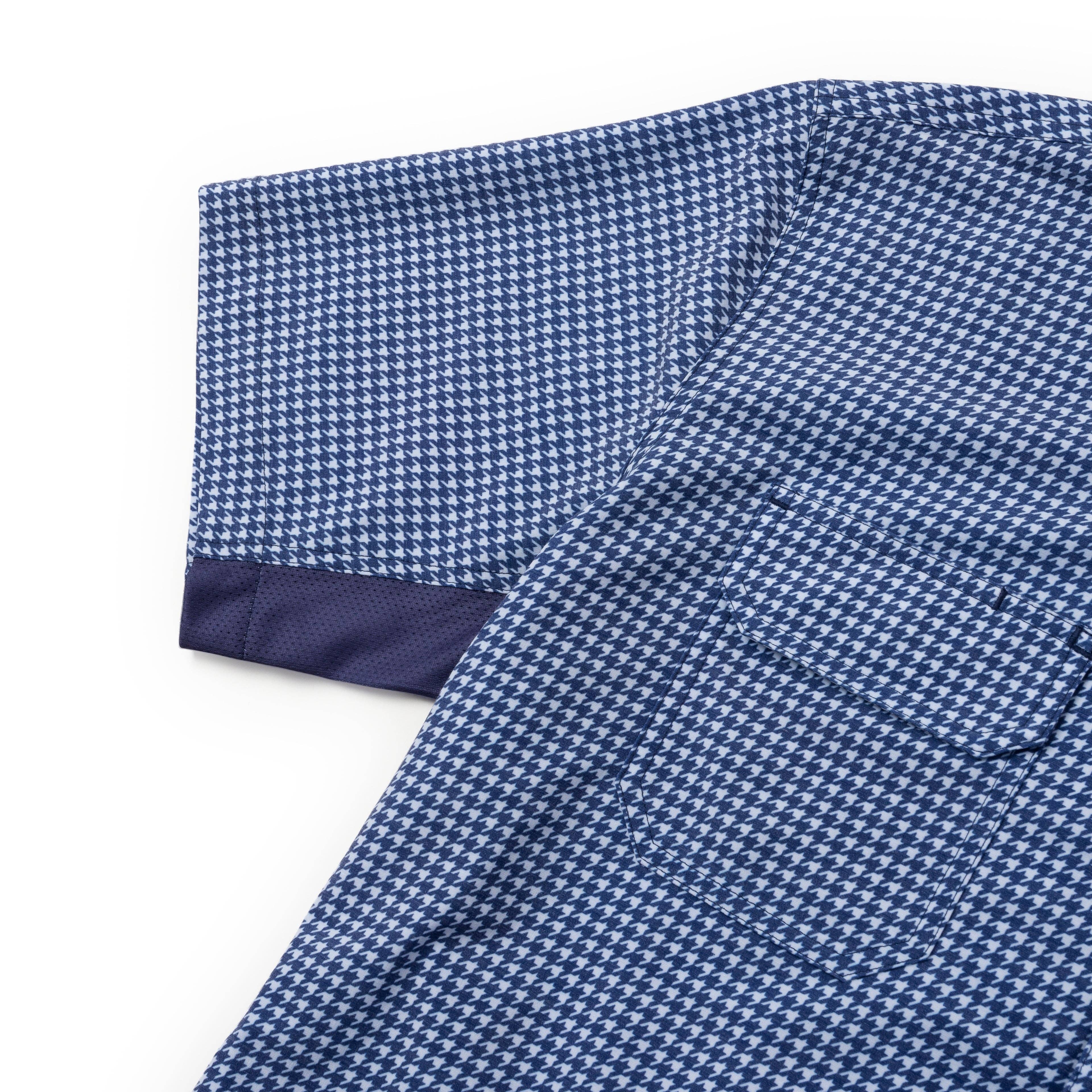 The Rio - Houndstooth Navy: XL