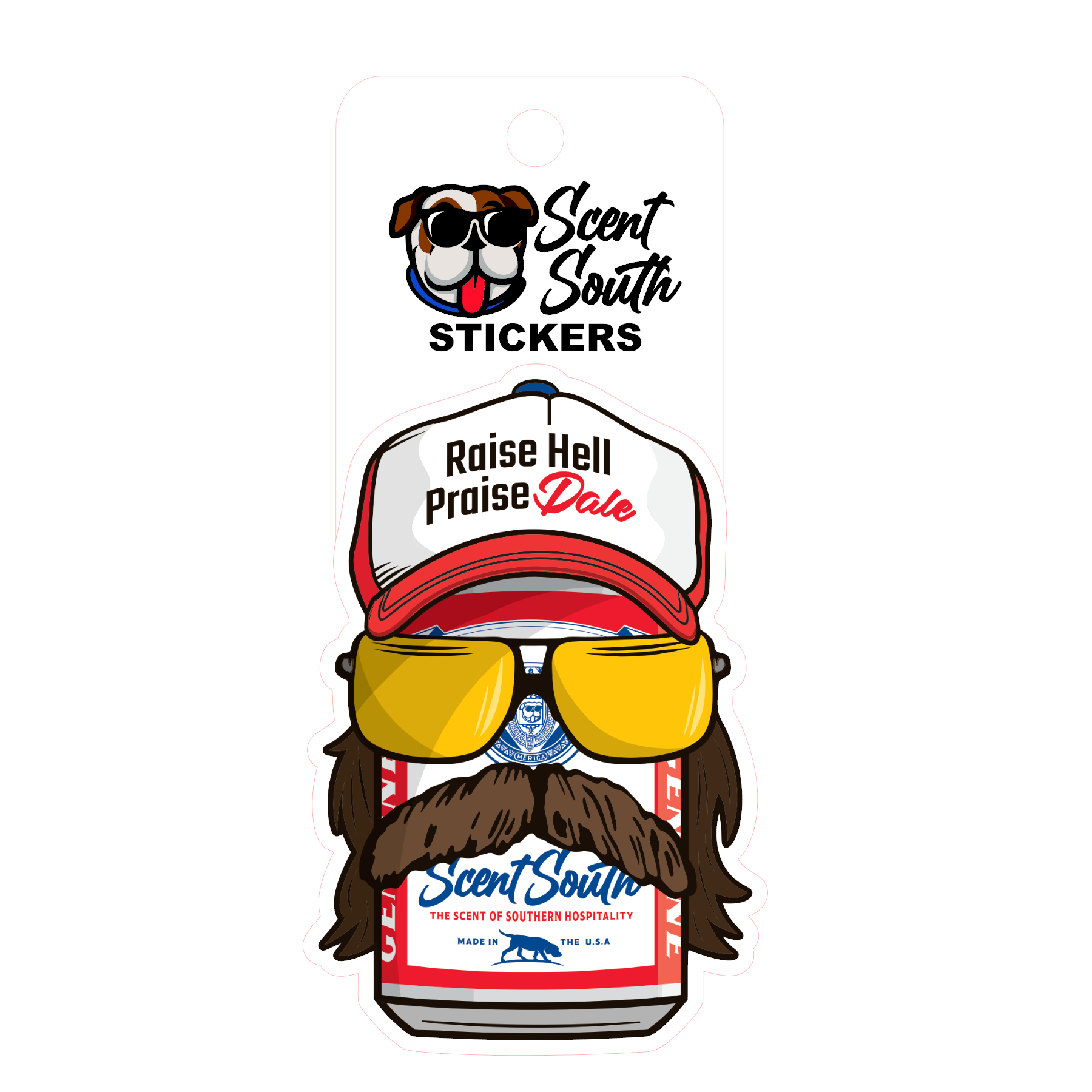 Scent South - Praise Dale - Sticker