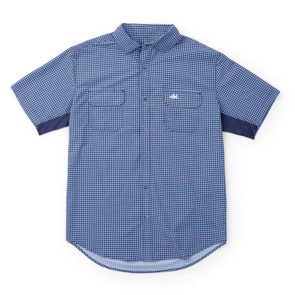 The Rio - Houndstooth Navy: XL