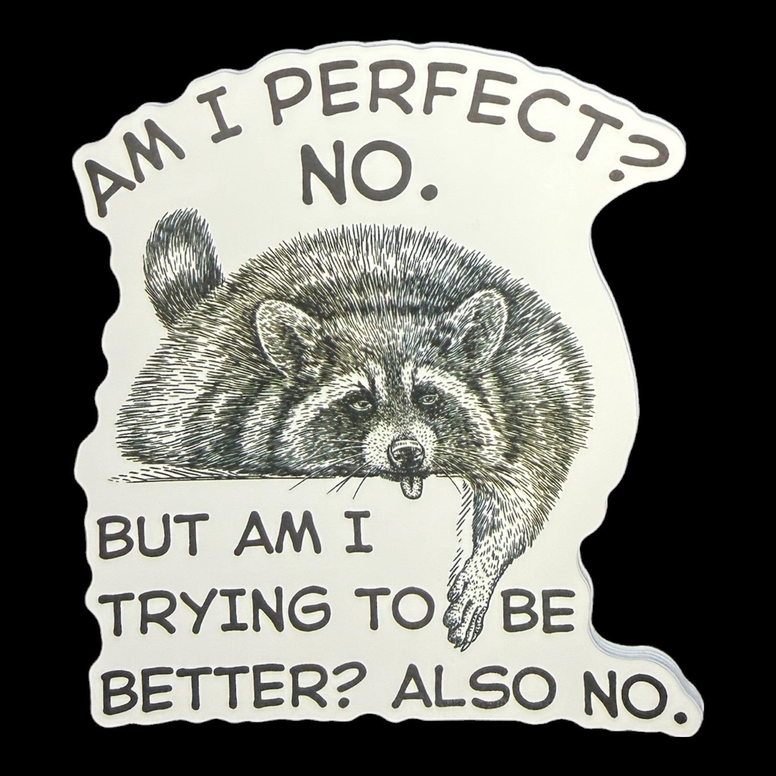 Am I Perfect Sticker