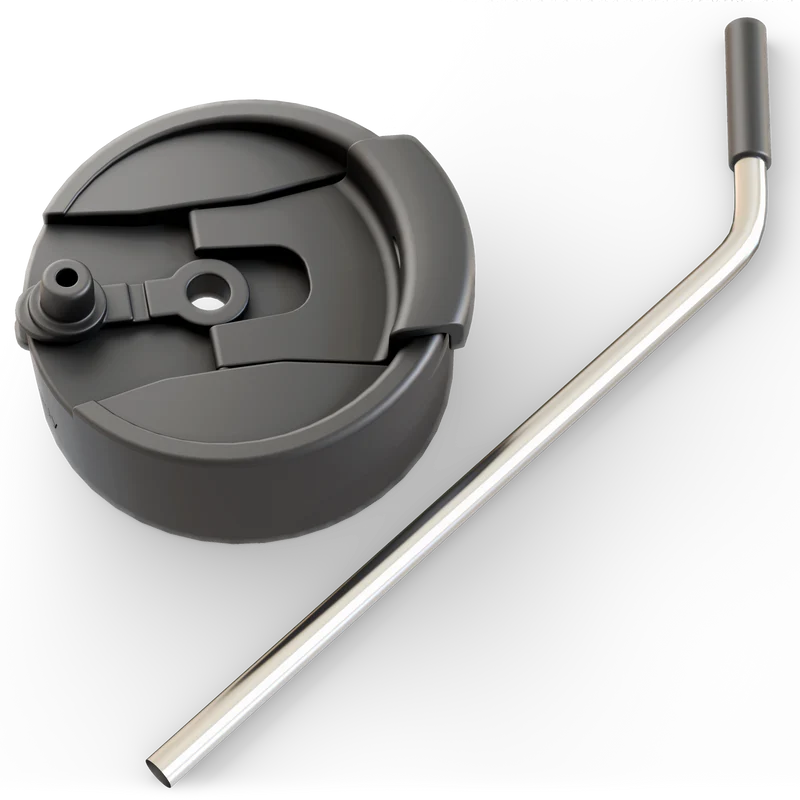Universal Buddy Drinking Lid w/Straw