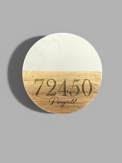 72450 Zip Code Coaster Set