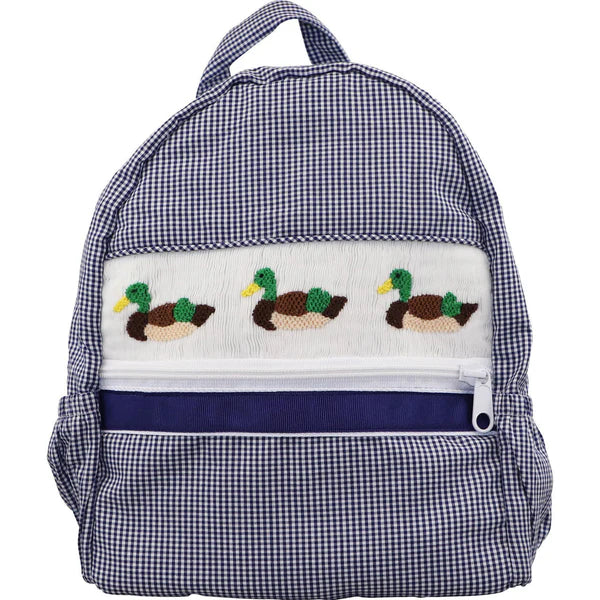 Smocked Mallards Backpack