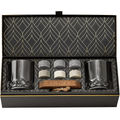 ROCKS Whiskey Chilling Stones - The Connoisseur's Set - Signature Whiskey Glass Edition