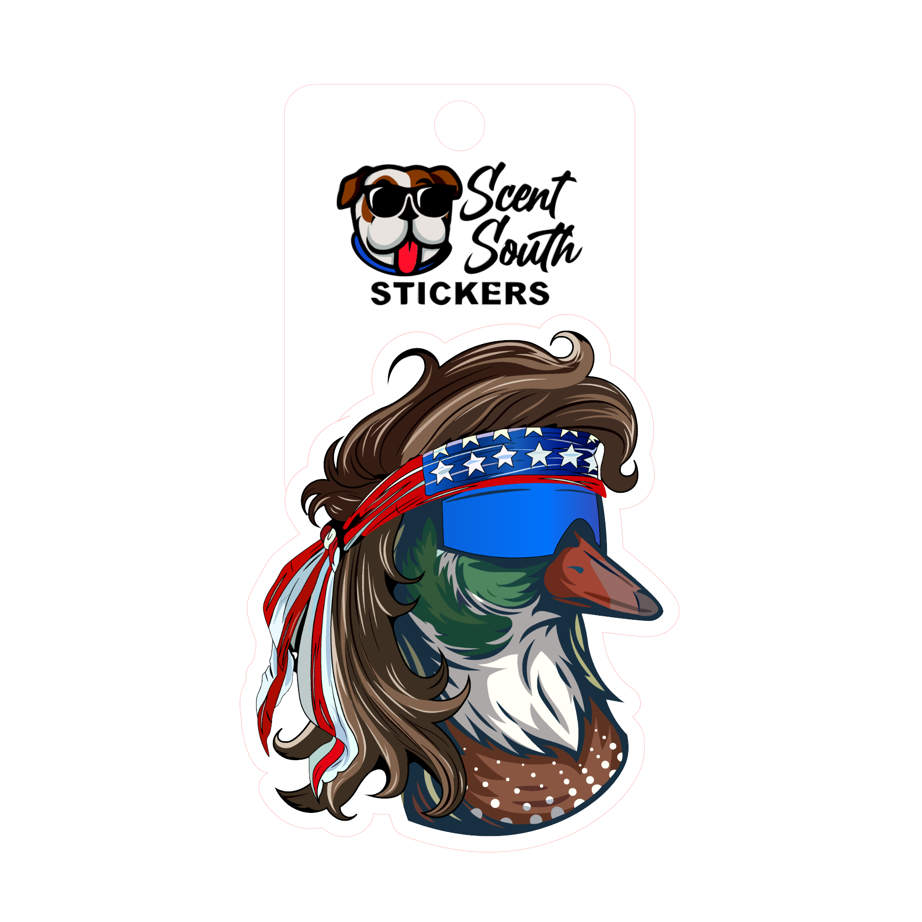 Scent South - Mullet duck - Sticker