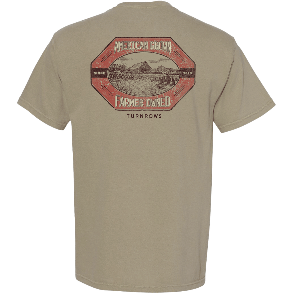 Turnrows Apparel - American Grown Badge Tee