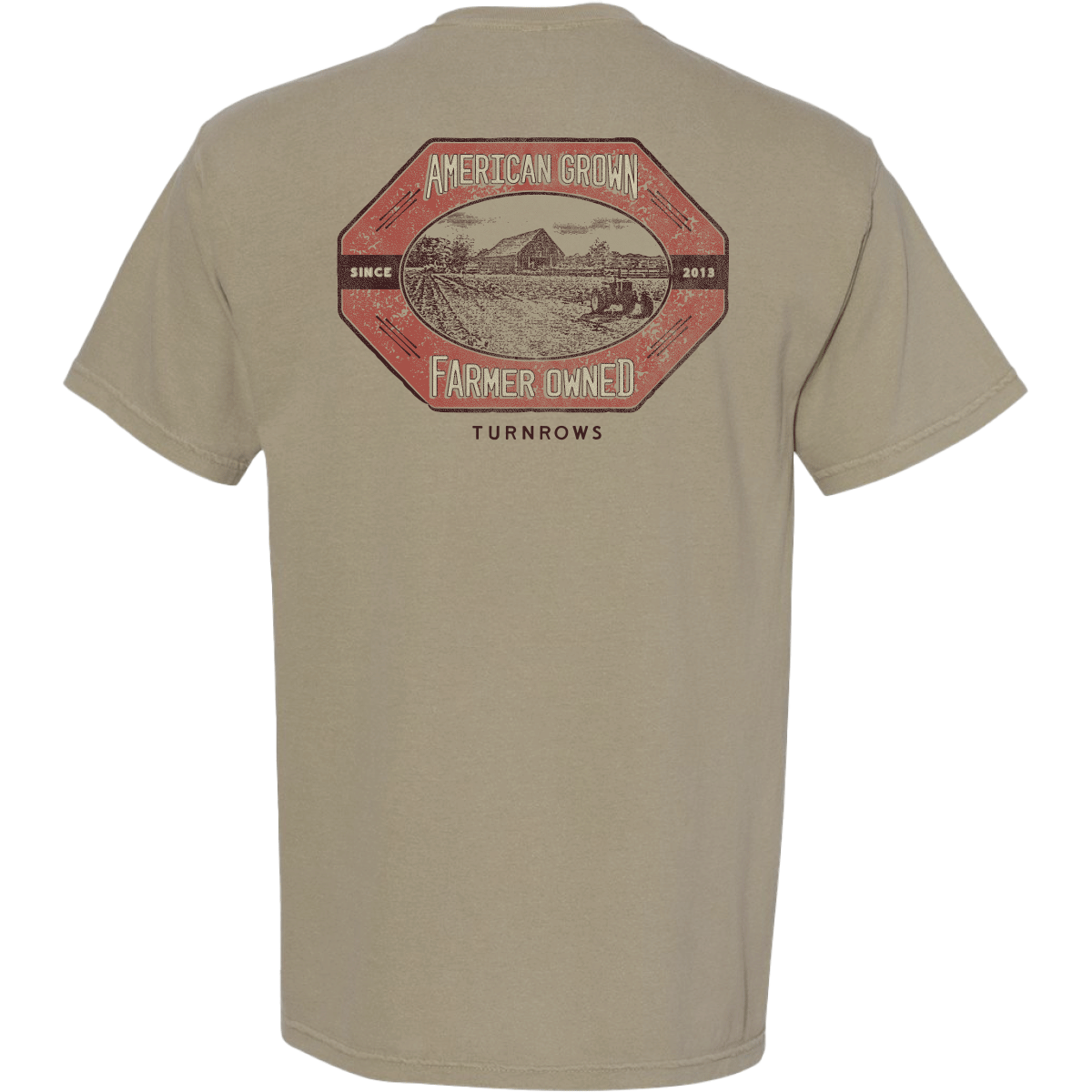 Turnrows Apparel - American Grown Badge Tee